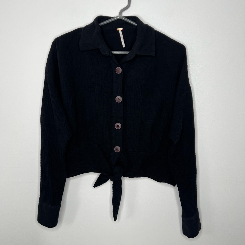 Free People Womens Sunstreaks Blouse - Picture 2 of 7